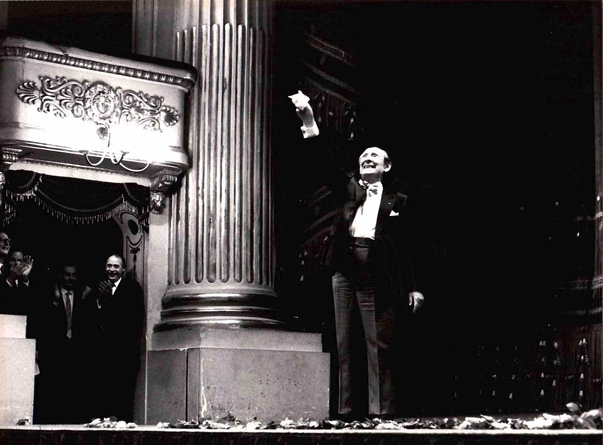 Unknown Black and White Photograph - Concert of Vladimir Horowitz - Vintage B/W photo - 1985