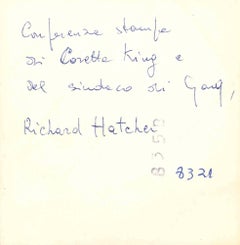 Coretta Scott King and Richard Hatcher - Vintage Photo - 1960s