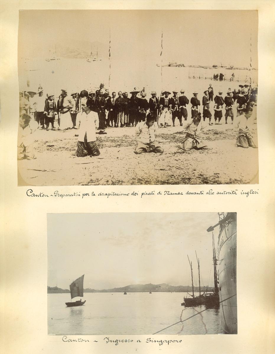 Crime and Punishment in Canton, Vintage ethnographic photographs - 1880s/90s - Photograph by Unknown