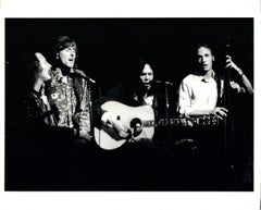 Crosby, Stills, Nash, & Young on Stage Vintage Original Photograph