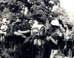 Crowd Gathered for Blind Faith Concert in Hyde Park Vintage Original Photograph