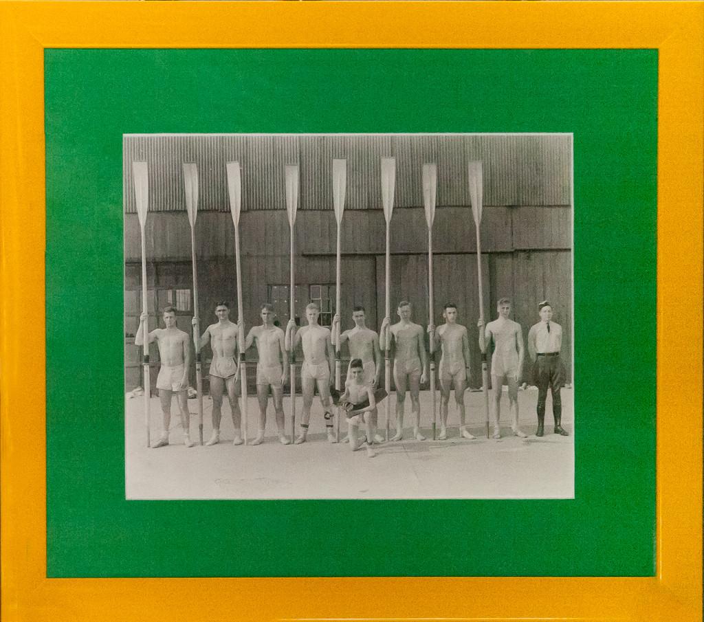 "Culver Academy Crew Team" B&W Framed Photo - Photograph by Unknown