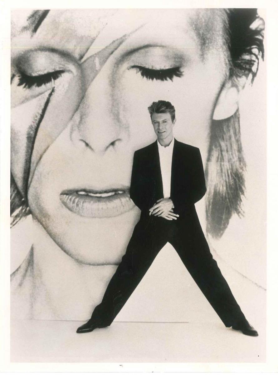 Unknown Black and White Photograph - David Bowie - Original Vintage Photograph - 1980s
