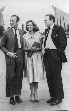 David Niven mit Rita Hayworth - Original Vintage-Fotografie - 1950er Jahre