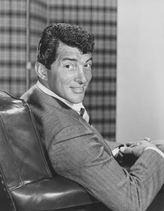 Dean Martin Smiling in Chair Fine Art Print