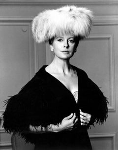 Deborah Kerr in Fur Hat Fine Art Print