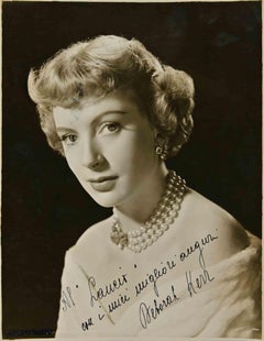 Deborah Kerr - Photographie Autographe Vintage - Mid-20th Century
