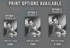 Debra Paget Glamour Portrait Globe Photos Fine Art Print