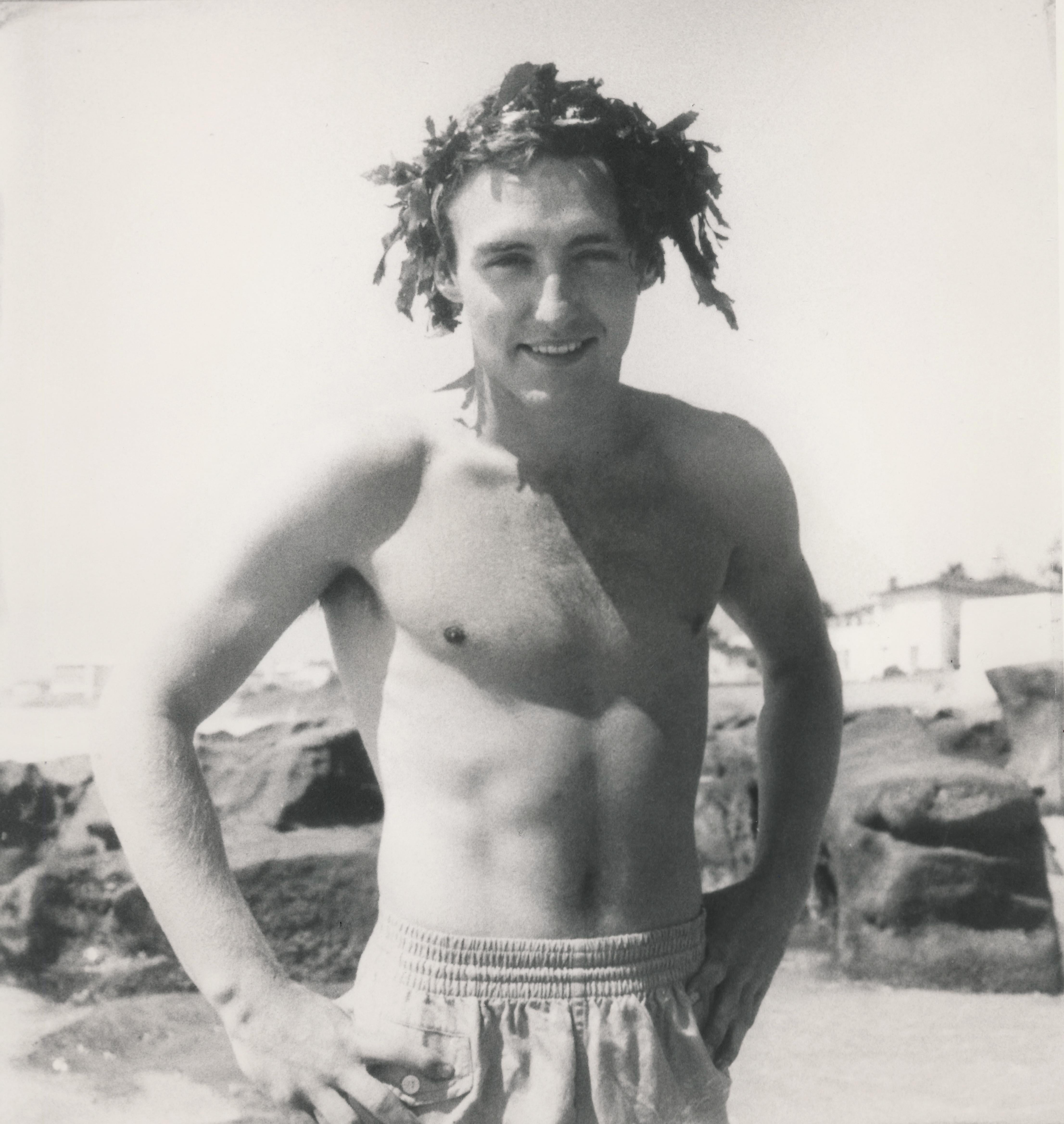 Unknown Black and White Photograph - Dennis Hopper Shirtless Fine Art Print