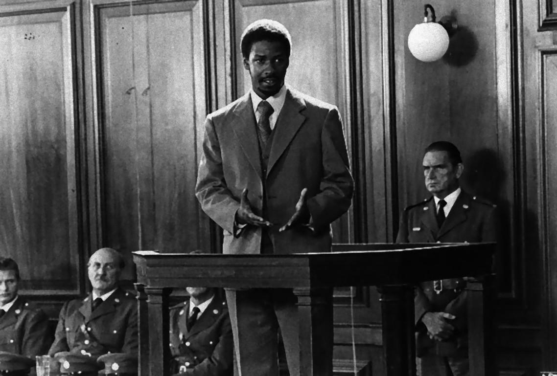 Denzel Washington in „ „Cry Freedom““ – Vintage-Fotografie – 1987
