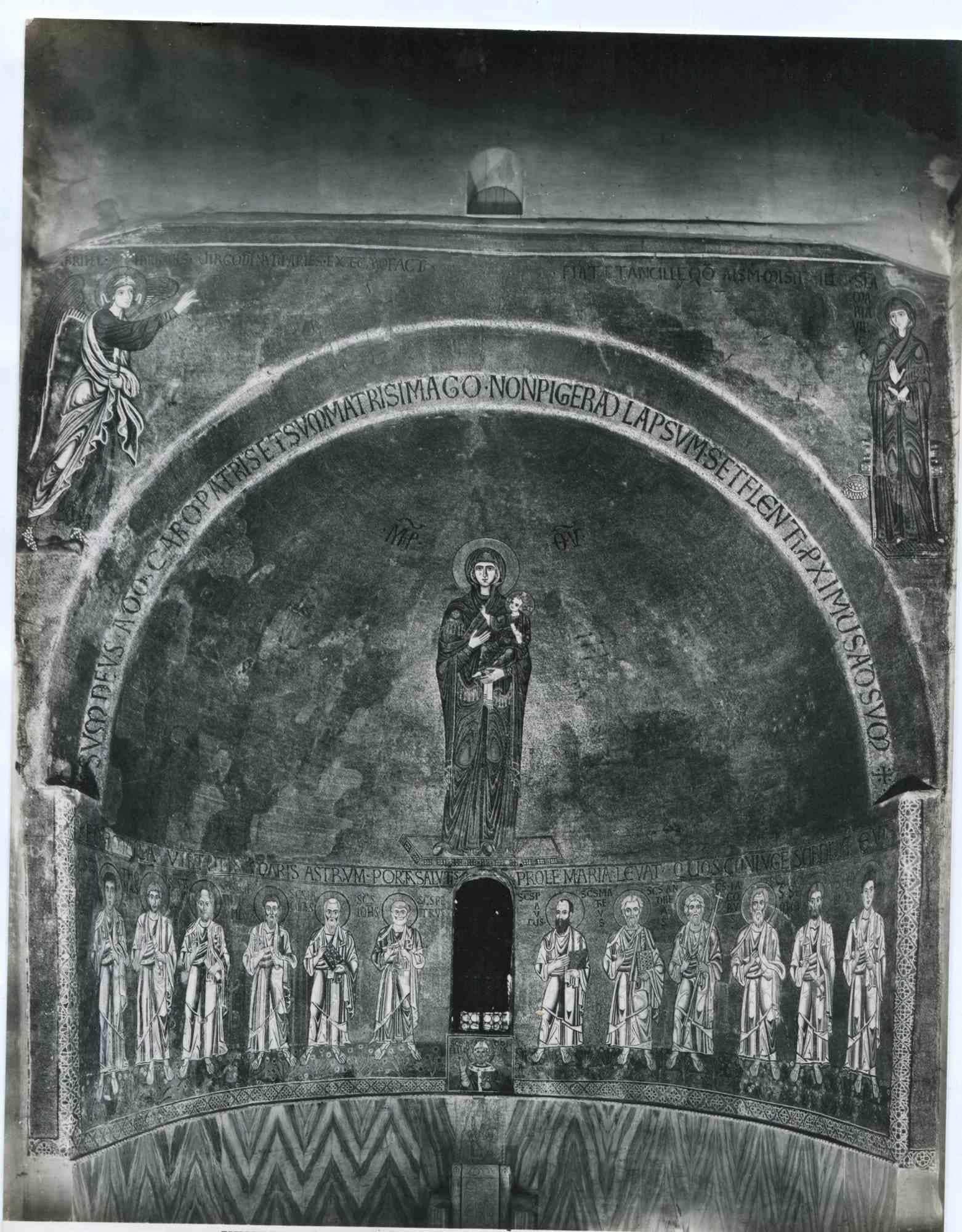 Detail der Kathedrale in Torcello - B/W fotografiert - Anfang des 20. Jahrhunderts