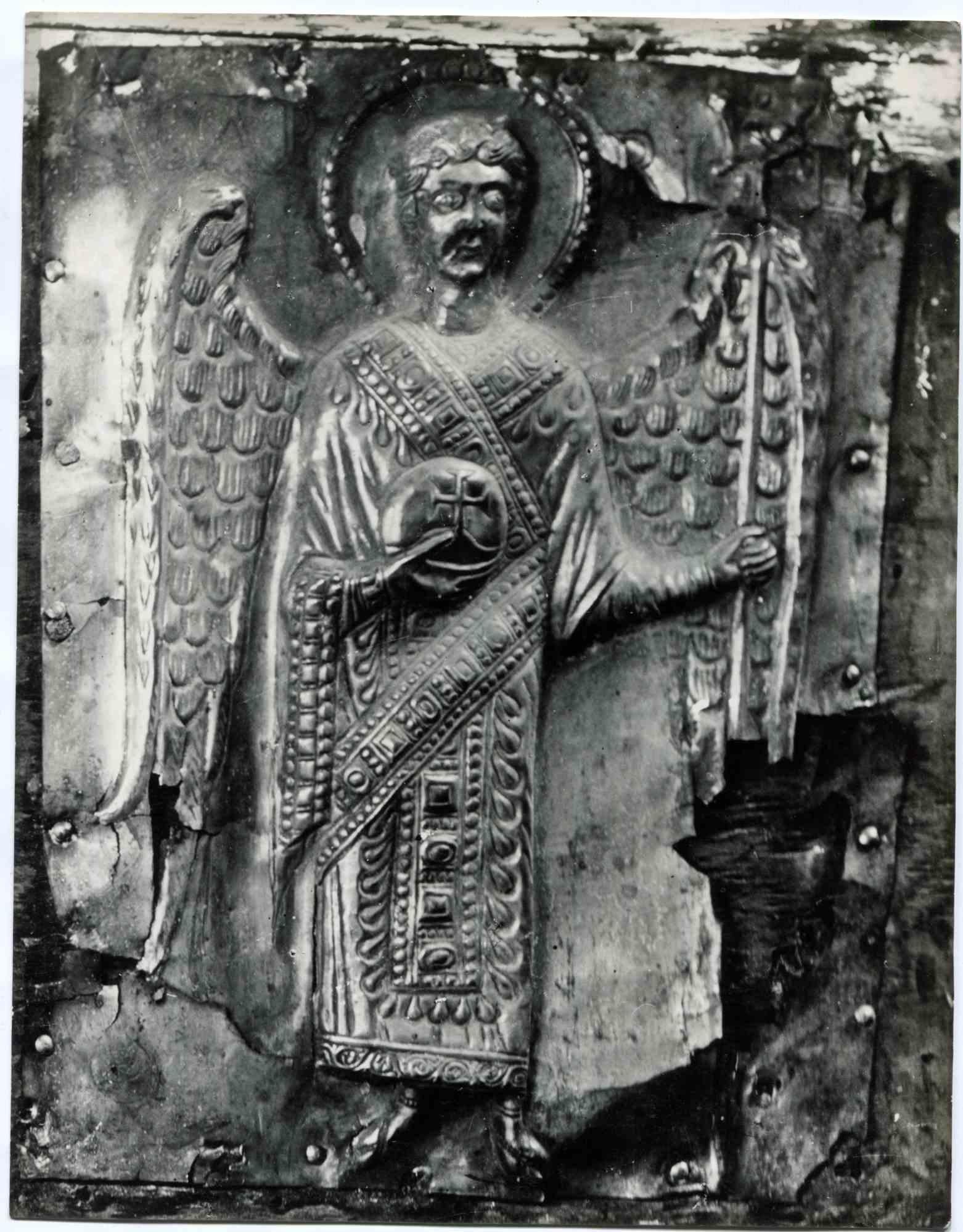 Detail of the Cathedral in Torcello - B/W photographic - Early 20th Cent