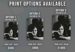 Diana Rigg Posed with Male Model Fine Art Print