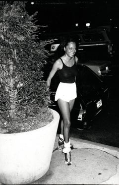 Diana Ross Smiling on Skates Vintage Original Photograph