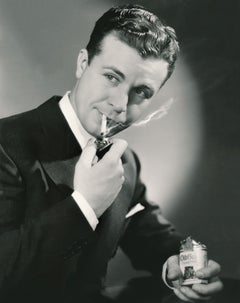 Dick Powell Smoking Fine Art Print