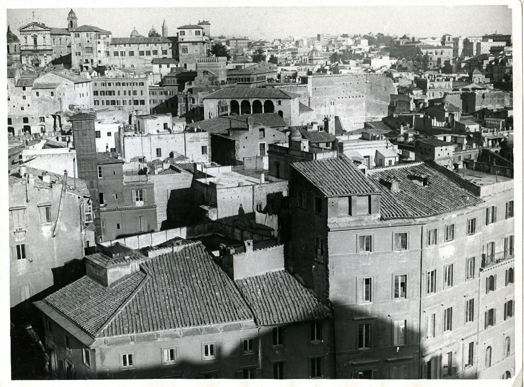 Disappeared Rome - Foro Traiano - Photo vintage - 1932