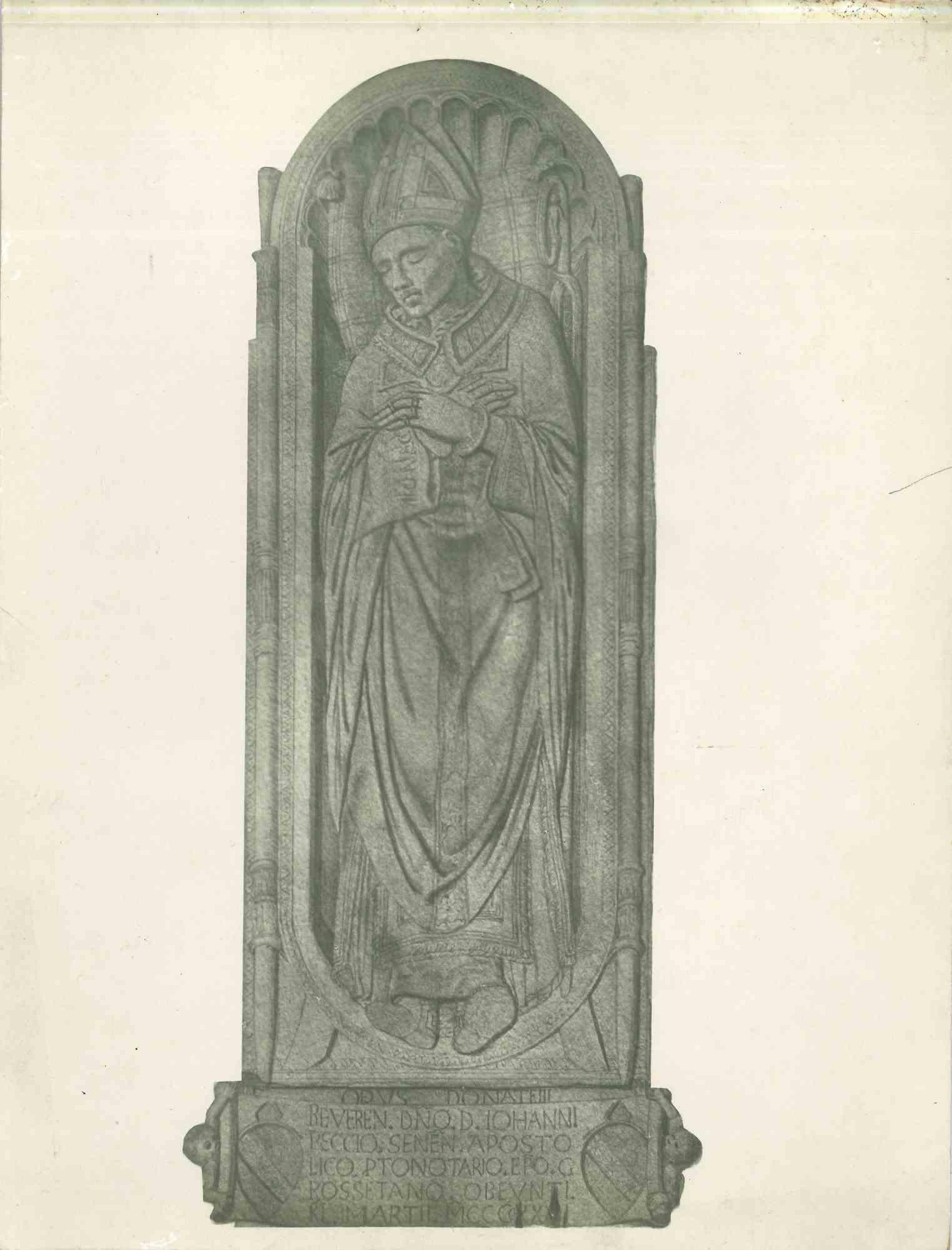 Figurative Photograph de Unknown - Donatello, Catedral de Siena - Foto de época - Principios del siglo XX