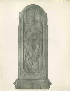 Donatello, Kathedrale von Siena – Vintage-Foto – frühes 20. Jahrhundert
