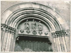 Tür der Kathedrale – Vintage-Foto – frühes 20. Jahrhundert