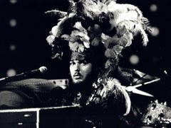 Dr. John in Large Feathered Hat Vintage Original Photograph