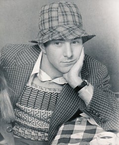 Retro Dustin Hoffman: Young Star Actor Fine Art Print