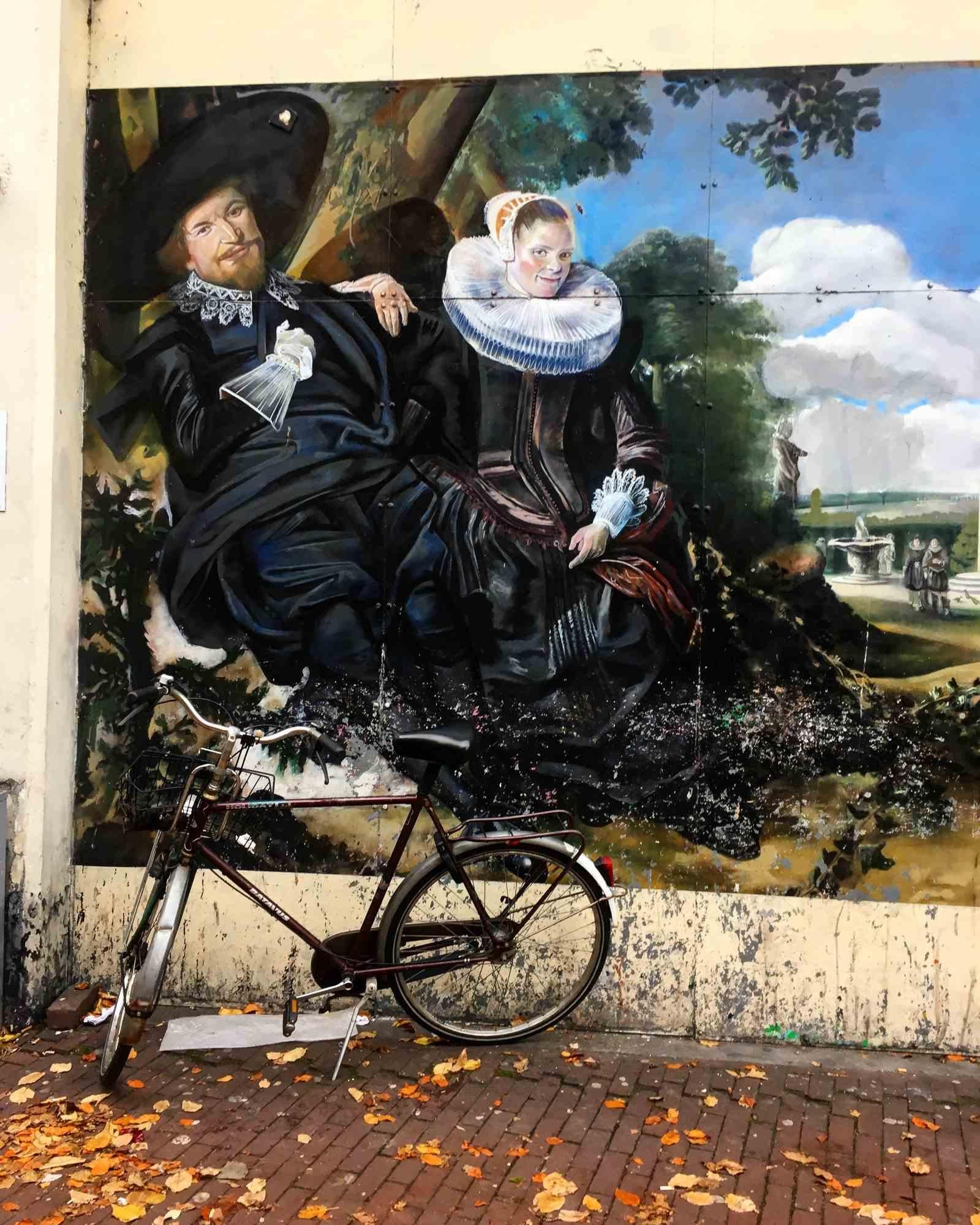 Unknown Figurative Photograph - Dutch Old Master's Mural, Amsterdam  - Photo by Cindi Emond - 2016