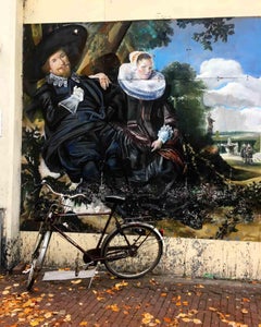 Niederländisches Wandgemälde Alter Meister, Amsterdam  - Foto von Cindi Emond - 2016