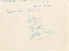E. Berlinguer, F. Rosi and S.Pertini at the Funeral of L. Visconti -  B/w Photo