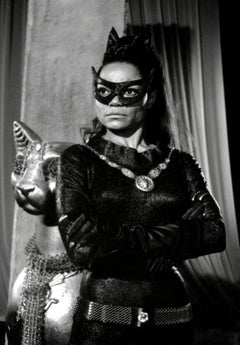 Vintage Eartha Kitt as Catwoman Globe Photos Fine Art Print