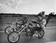Vintage Easy Rider Globe Photos Fine Art Print