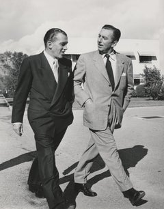 Ed Sullivan Walking with Walt Disney Fine Art Print