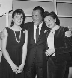 Ed Sullivan with Judy Garland and Liza Minelli Vintage Original Photograph