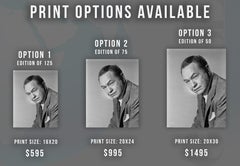 Edward G. Robinson Leaning in Classic Portrait Fine Art Print