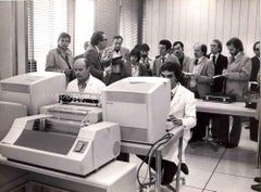 Electronic Computer of the Ministry of the Interior - Vintage Photograph - 1980s