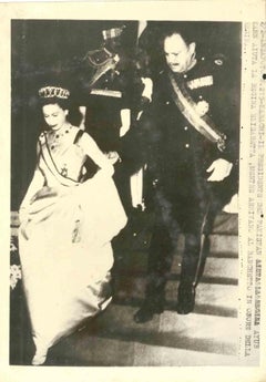 Elizabeth II. und  Ayub Kahn – Vintage-Fotografie – 1961