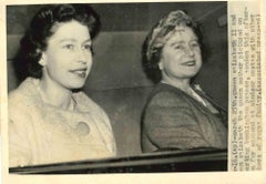 Elizabeth II and Elizabeth the Queen Mother - Vintage Photograph - 1960s