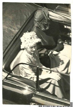 Elizabeth II - Vintage-Pressendruck - 1960er Jahre