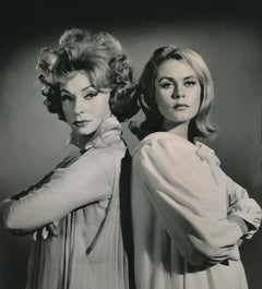 Elizabeth Montgomery and Agnes Moorhead: Stars of "Bewitched" Fine Art Print
