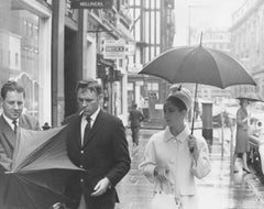Elizabeth Taylor y Richard Burton, 1963 - Impresión en blanco y negro