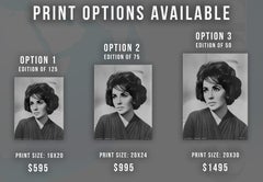 Elizabeth Taylor Headshot Fine Art Print