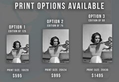 Elizabeth Taylor in Scarf Fine Art Print