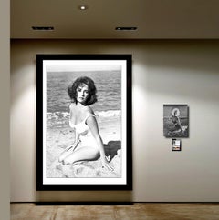 Elizabeth Taylor - Fotografía y negativo antiguo de gran formato