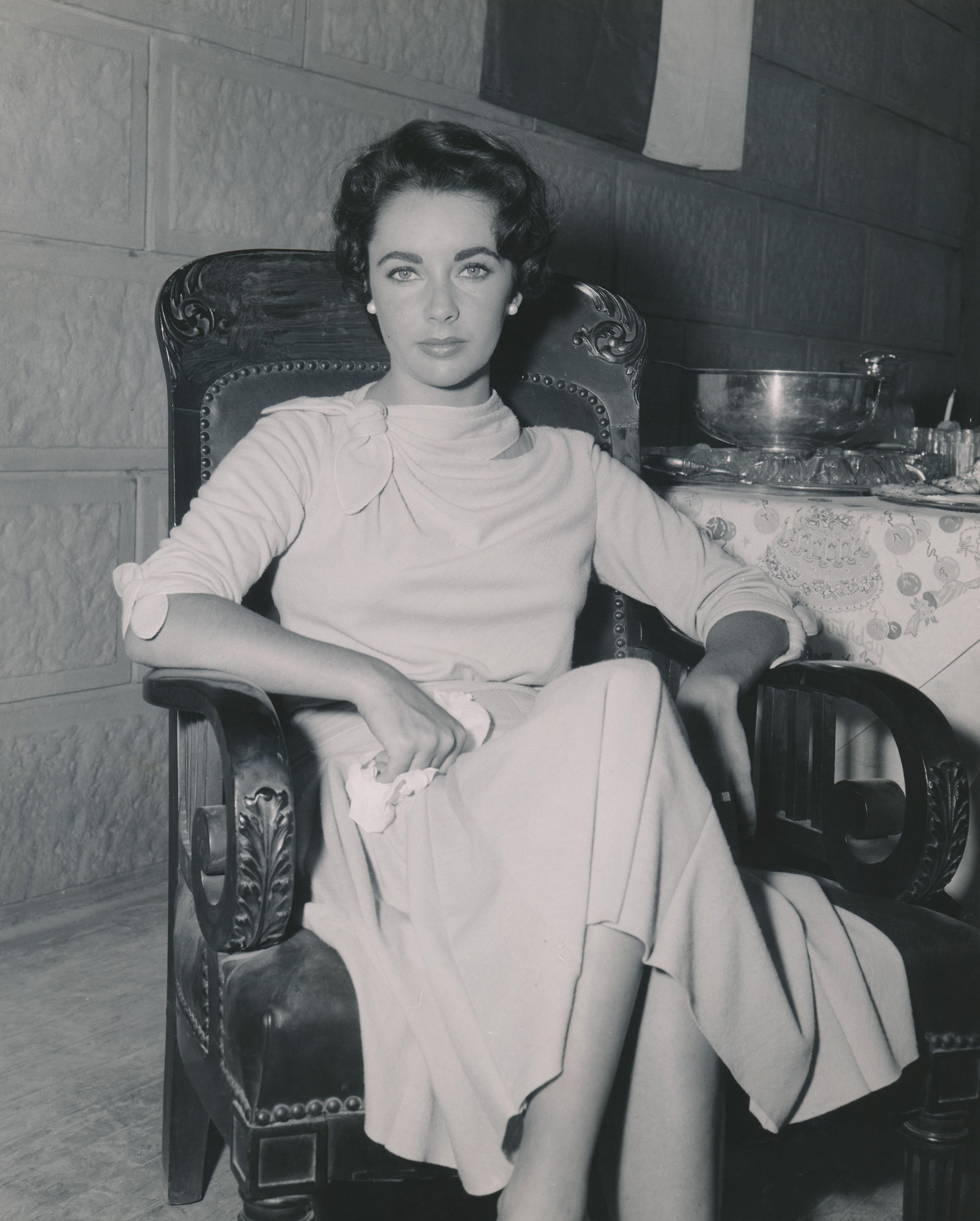 Unknown Black and White Photograph - Elizabeth Taylor: The Look of Liz Fine Art Print