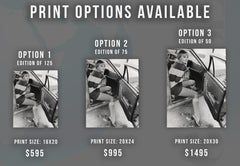 Elke Sommer Candid in Car Fine Art Print