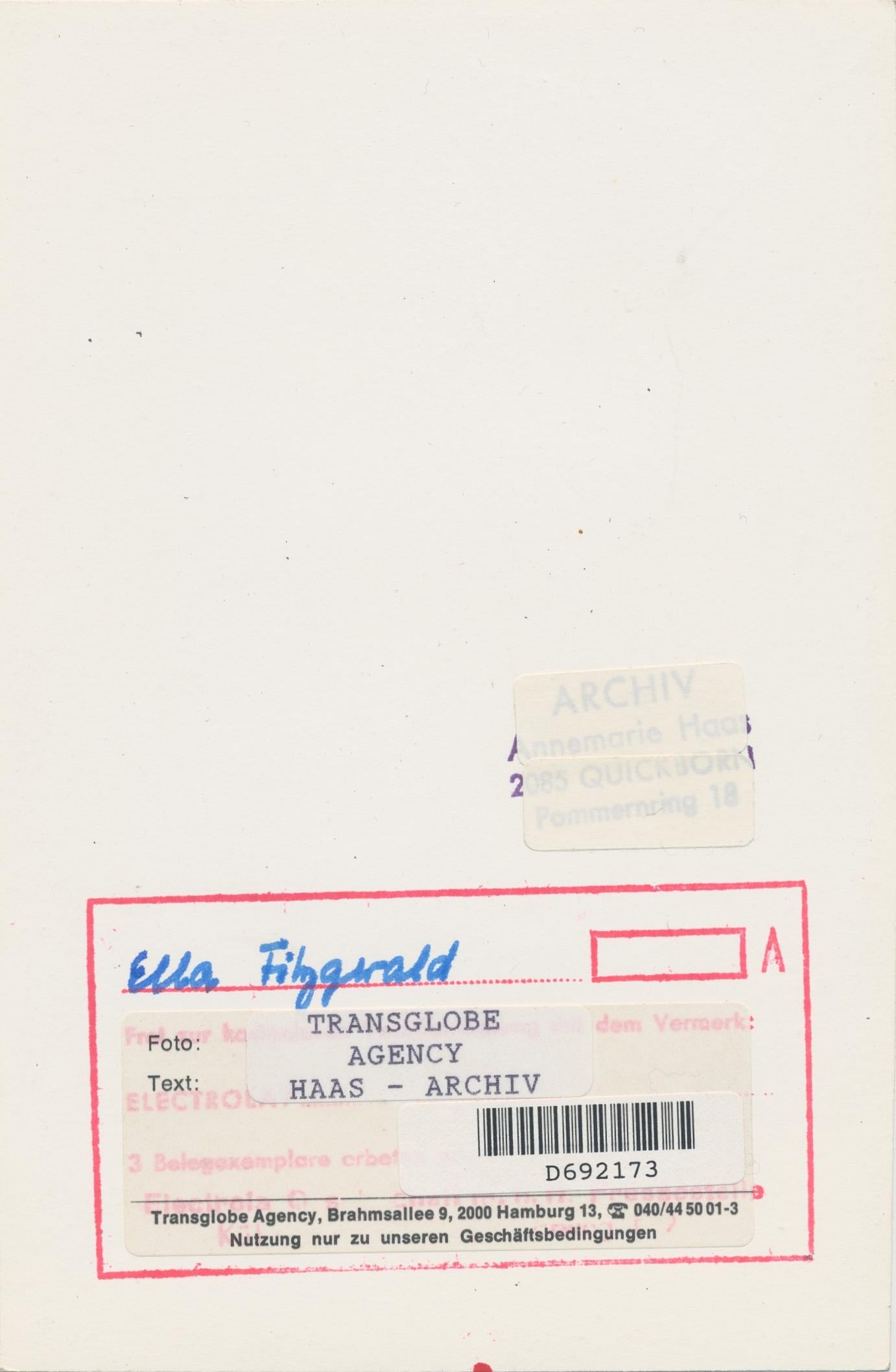 Ella Fitzgerald, unbekanntes Datum – Photograph von Unknown