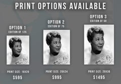 Ella Fitzgerald Elegant Headshot Globe Photos Fine Art Print