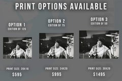 Ella Fitzgerald Singing Fine Art Print