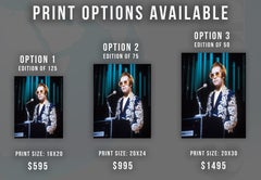 Elton John at the Piano Globe Photos Fine Art Print