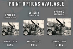 Elvis Presley Holding a Bazooka Fine Art Print