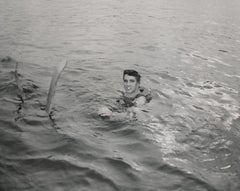 Vintage Elvis Presley Swimming Fine Art Print